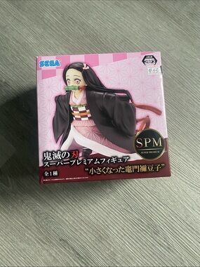 SEGA Nezuko Kamado SPM Pink & Black Figure - Super Premium